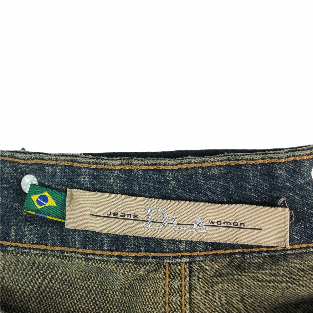 Di.A Distressed Embellished Dark Wash Jeans - Picture 7 of 15
